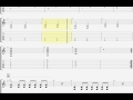 wanima やってみよう ギター タブ譜 guitar TAB