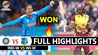 India W Vs West Indies Full Highlights Icc T20 Women World Cup 2026 | Ind Vs Wi Highlights screenshot 1