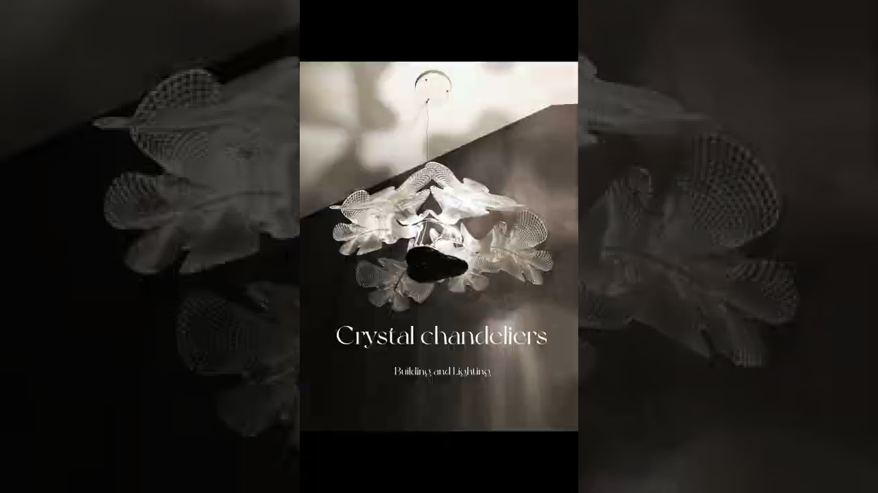 White Pendant Light Design for living room villa | Flower textured ceiling light