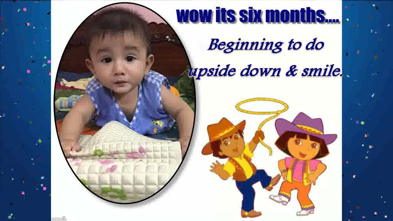 sample video presentation for 1st birthday