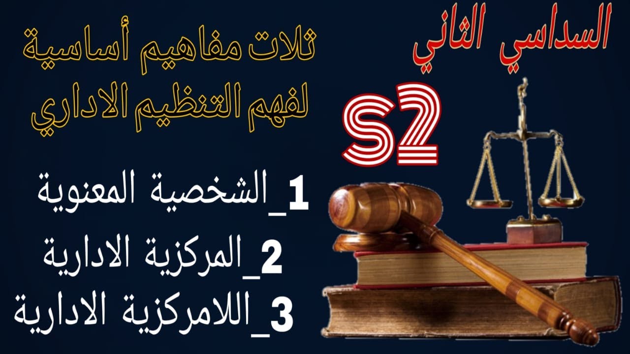 التنظيم الإداري : المركزية الإدارية 1 # مفهومها / أركانها / الجزء الثالث