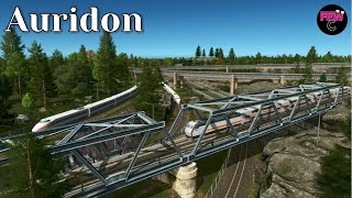How to Solve Train Traffic with a MASSIVE Intersection in Cities Skylines! | Auridon