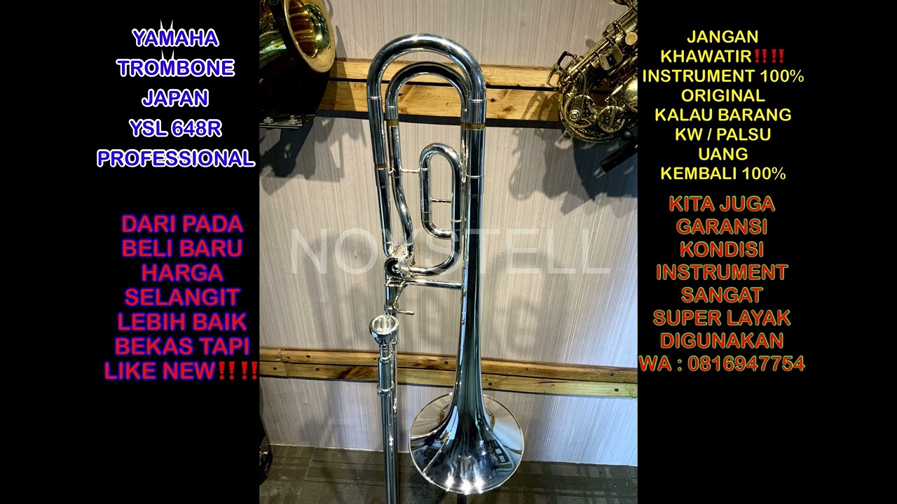 FOR SALE ‼️‼️‼️YAMAHA TROMBONE YSL 648R 🇯🇵
