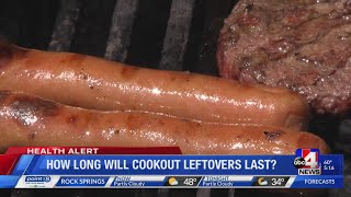 How long will cookout leftovers last?