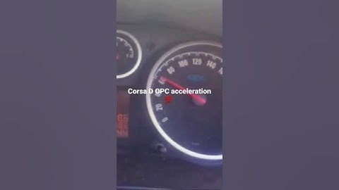 Corsa D OPC Acceleration