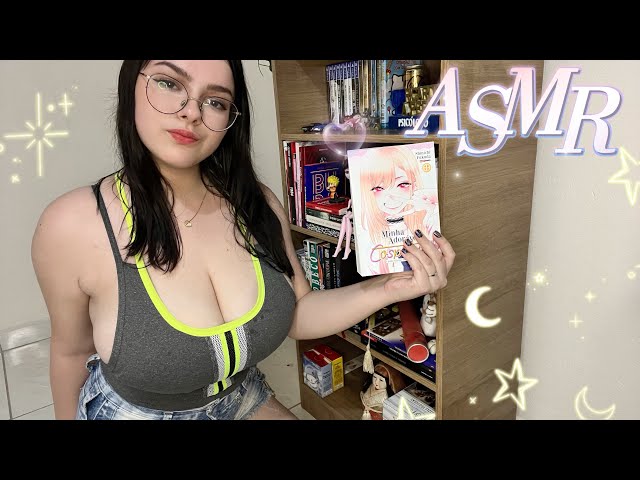 ASMR TOUR PELA MINHA ESTANTE 📚