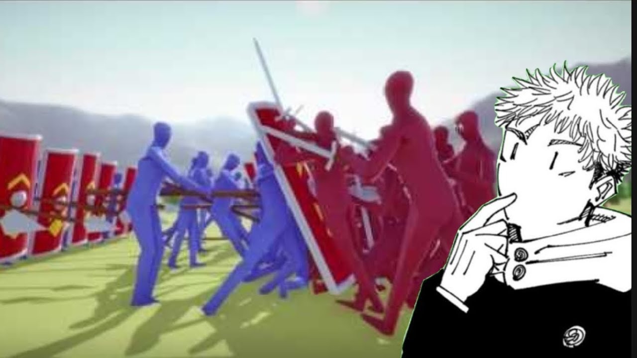 Itadori yuji helps me in war | fun battle simulator