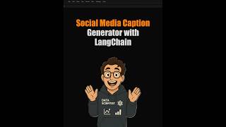 Create Viral Social Media Captions with LangChain! 🚀 #AI #Coding #Shorts