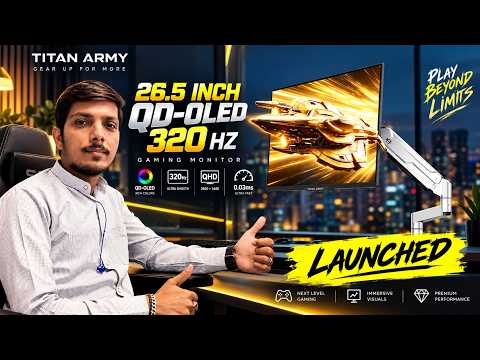 Titan Army G27P9 Ultra QD-OLED 320Hz Gaming Monitor Launched - Explained All Spec, Features And More