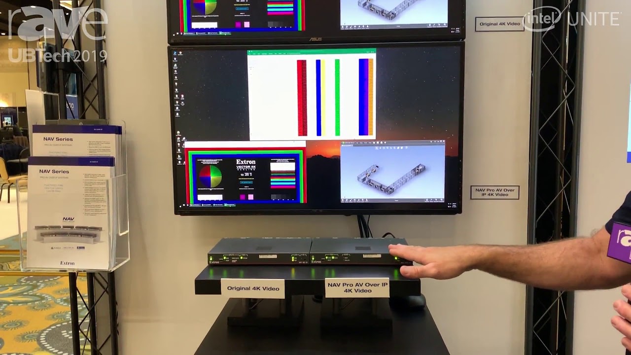 UB Tech 2019: Extron Unveils Its NAV AV-Over-IP Technology - YouTube