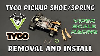 Tyco 440X2 Pickup Shoe Spring Removal/Install on HO Slot Car