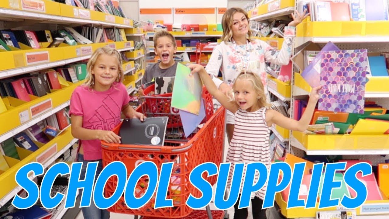 School Supplies for FOUR KIDS | THE LEROYS