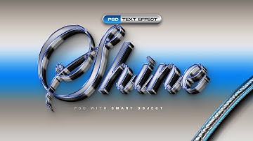 How to 3D Chrome Text Effect in Photoshop [FREE PSD] For Beginner friendly || Photoshop 3D text