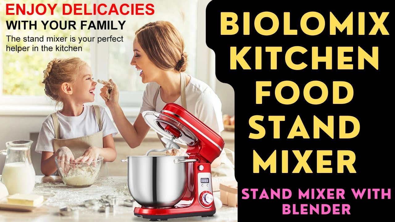 BioloMix Kitchen Food Stand Mixer - YouTube