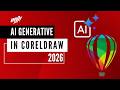 Latest AI generative tools of CorelDRAW 2026