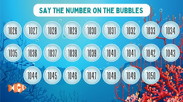 Counting BIG Numbers 1001 to 1050 is FUN with Counting Companion 