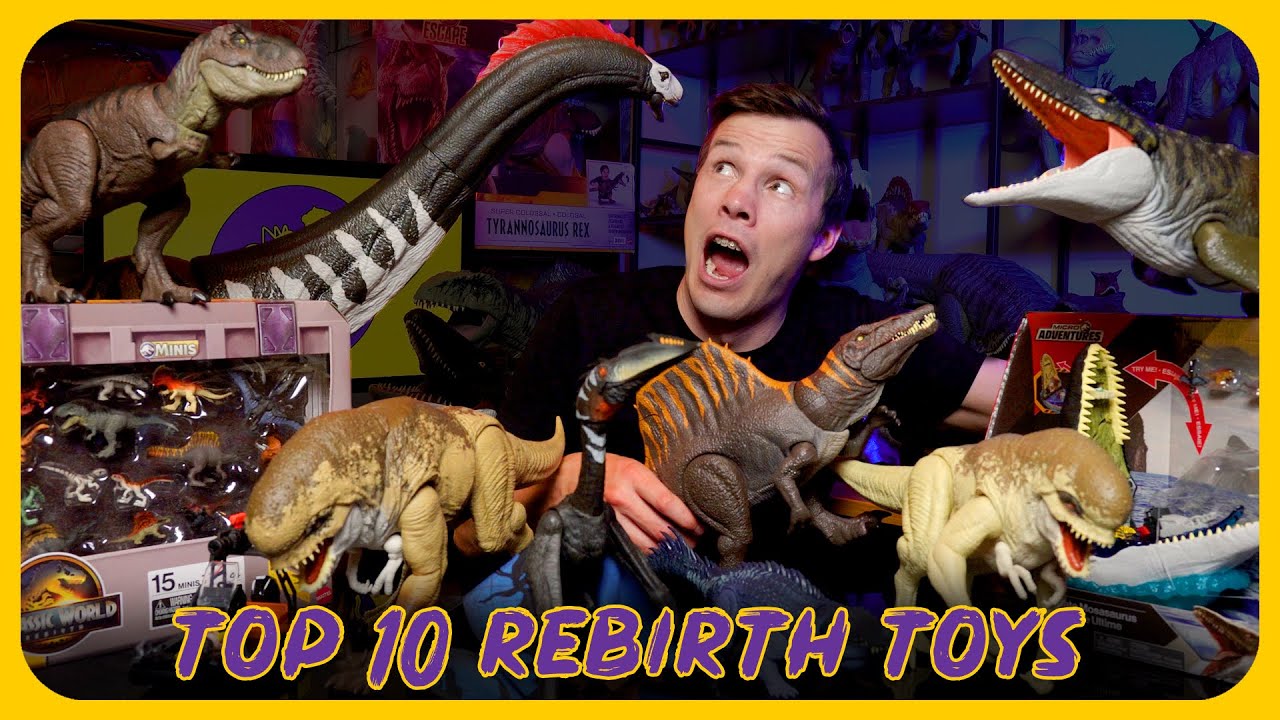 10 лучших игрушек-динозавров из «Мира Юрского периода: Возрождение»!