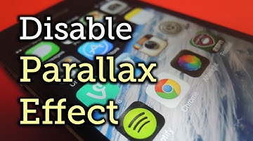 Disable the Parallax Effect in iOS 7 to Reduce Motion - iPhone [How-To]
