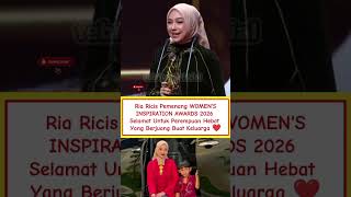 Ria Ricis Pemenangan WOMEN'S INSPIRATION AWARDS 2026 Selamat Untuk Perempuan Hebat ❤ #riaricis