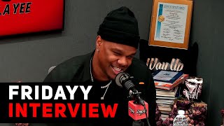 Fridayy Reveals How He Tricked His Mom To Doing A Prayer Verse, Performance W/ Meek Mill + More