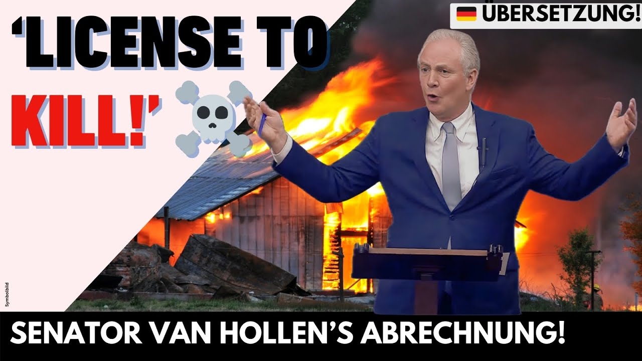 "License to Kill" – Senator van Hollen rechnet mit Trump-Regierung ab! ❌