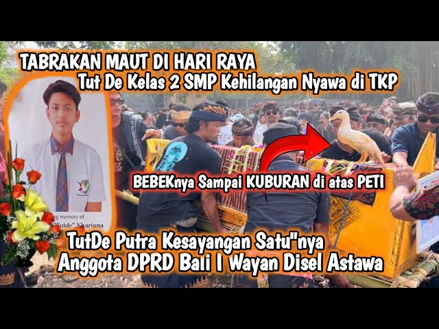 TIDAK JADI MAIN LAYANGAN Putra Kesayangan DPRD Bali malah dijemput MAUT class=