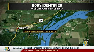 Investigators identify body found in Wapsipinicon River