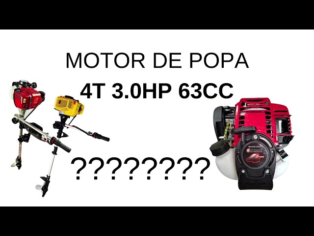 MOTOR DE POPA 3.0HP 63CC 4T - INFORMAÇÕES ERRADAS