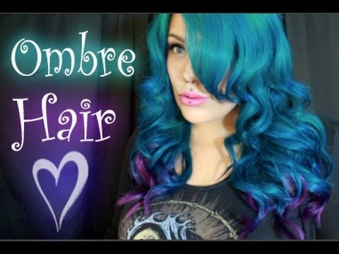 Ombre Hair Como Aplicar Extensiones de Cabello ¶ Reseña Dirty Looks | LoLo Love hair tutorials half up half down