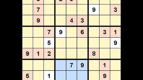 How to Solve Washington Times Sudoku Difficult April 5, 2021