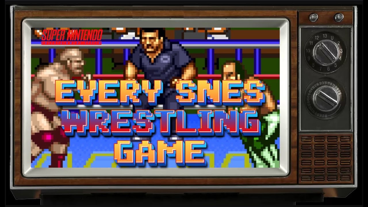 Every SNES Super Nintendo Pro Wrestling Game 