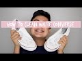 HOW TO CLEAN YOUR WHITE CONVERSE