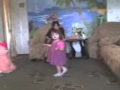 Little girl dancing lezginka