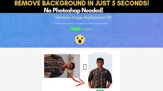 Remove Background From Photos in Just 5 Seconds! remove.bg Tutorial|NO PHOTOSHOP NEEDED!!