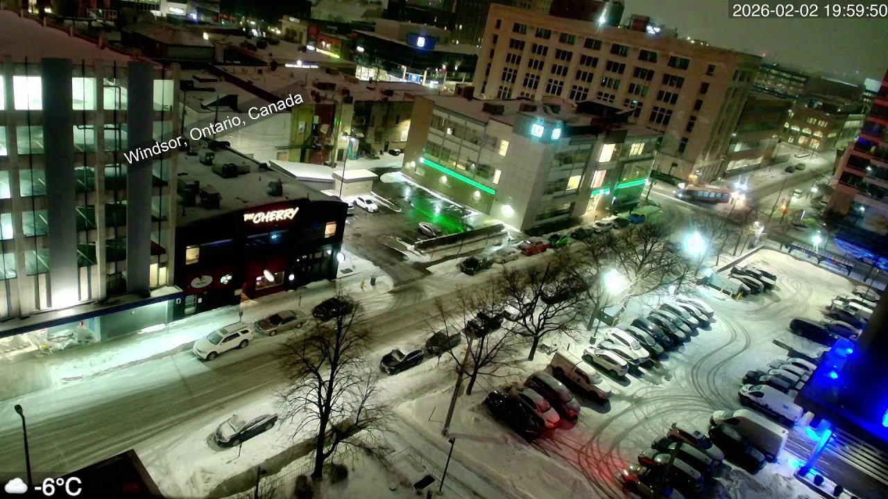 Live cam: Downtown Windsor, Ontario, Canada