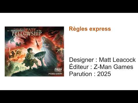 The Lord of the Rings: Fate of the Fellowship // En bon québécois