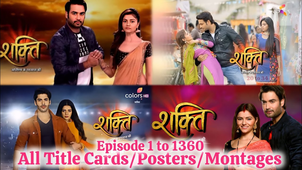 New! Shakti Astitve Ke Ehsas Ki _All Title Cards/Posters/Montages _Colors Tv Series ❤️
