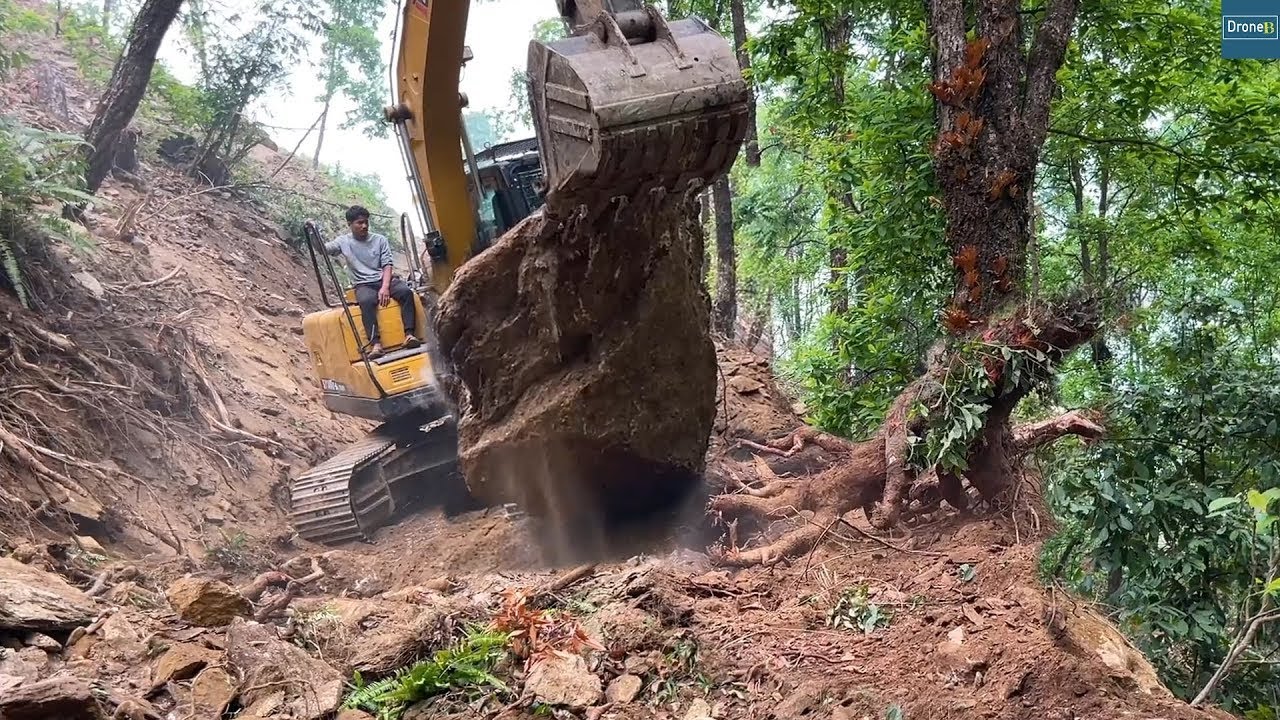 One after Another-ROCKY Challenges-Excavator Struggling with MASSIVE Rocks