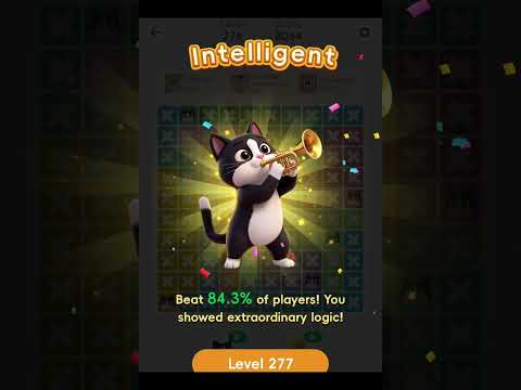 【Meowdoku!】レベル271-280攻略：確定マスと論理的消去法の手順