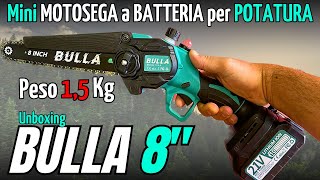 MINI SEGA ELETTRICA A BATTERIA 88V MOTOSEGA 6" CATENA POTATURA RAMI 2 - Foto 9