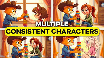 Create Multiple Consistent Characters with NEW AI Image Generator!
