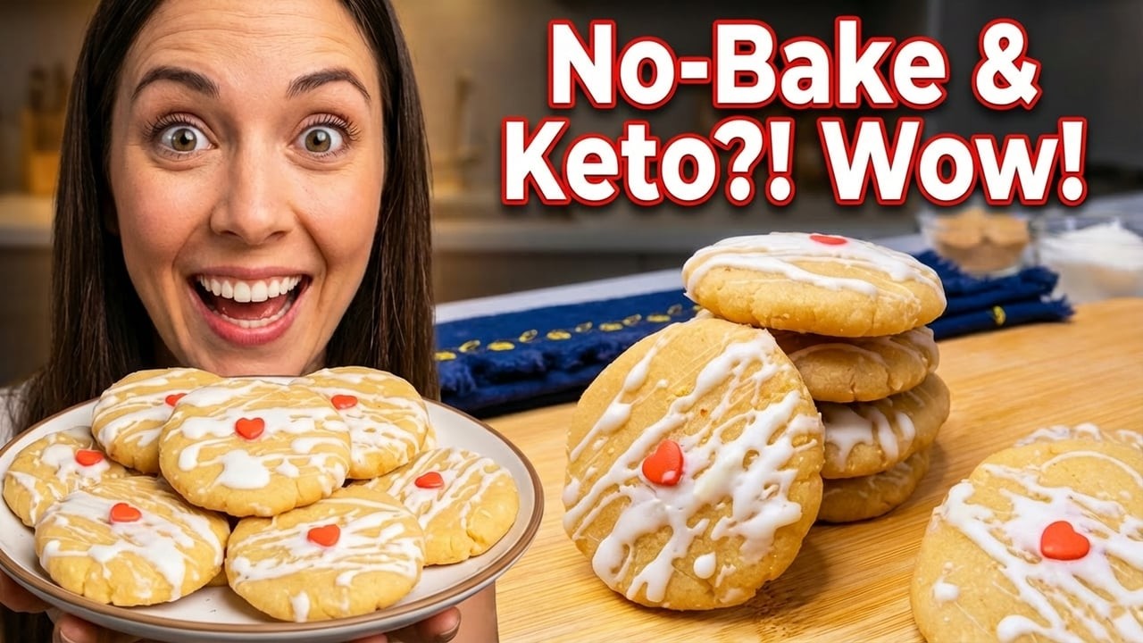 Pretty  Perfect  No Bake Keto  Butter  Cookies – Shockingly  Sugar Free!