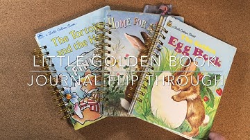 Ring bound Little Golden Brook Journal Flip Through