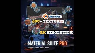 Material Suite Pro for Blender: Smart Node Workflow and 600+ 2K Textures &amp;  (Complete Guide)