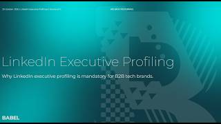 How to optimise executive LinkedIn profiles for AI and LLMs