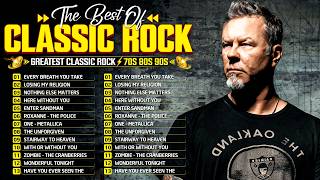 Classic Rock Songs 70s 80s 90s Full Album 🎶 Metallica, Nirvana, Guns N' Roses, AC/DC, Bon Jovi, U2