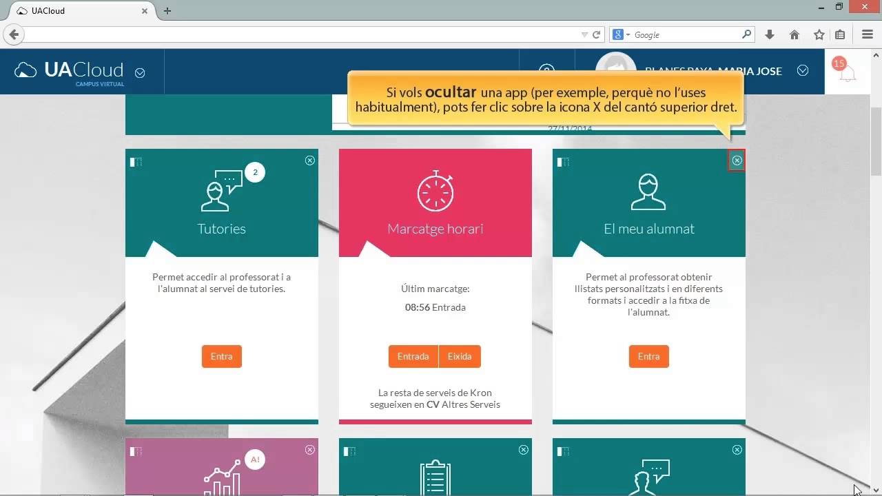 Configura el teu UACloud