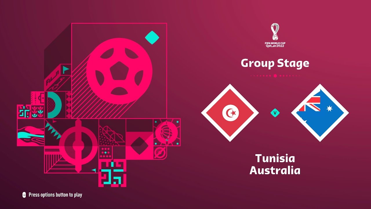 Tunisia vs. Australia | FIFA 23 Gameplay World Cup Qatar 2022 | Group Stage [4K 60FPS]