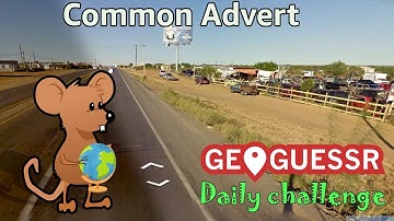 Geoguessr Daily Challenge - Speed Running August Challenge - I Always See This Advert Here