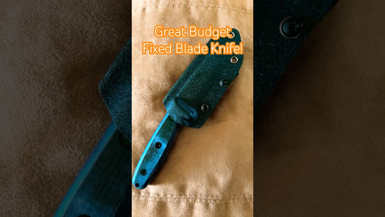 Spectacular Fixed Blade Knife On A Budget! 